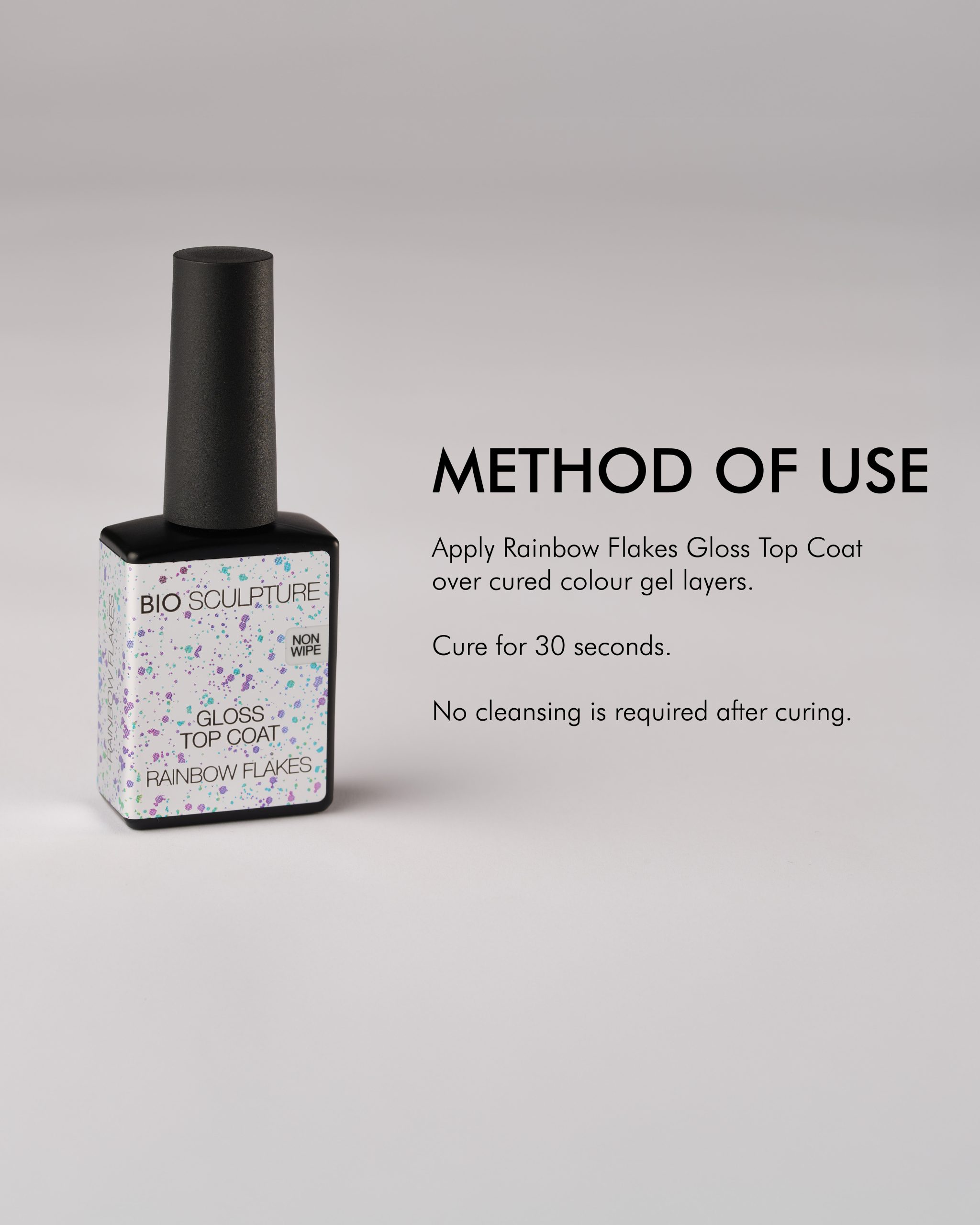 Rainbow Flakes Gloss Top Coat - Image 3