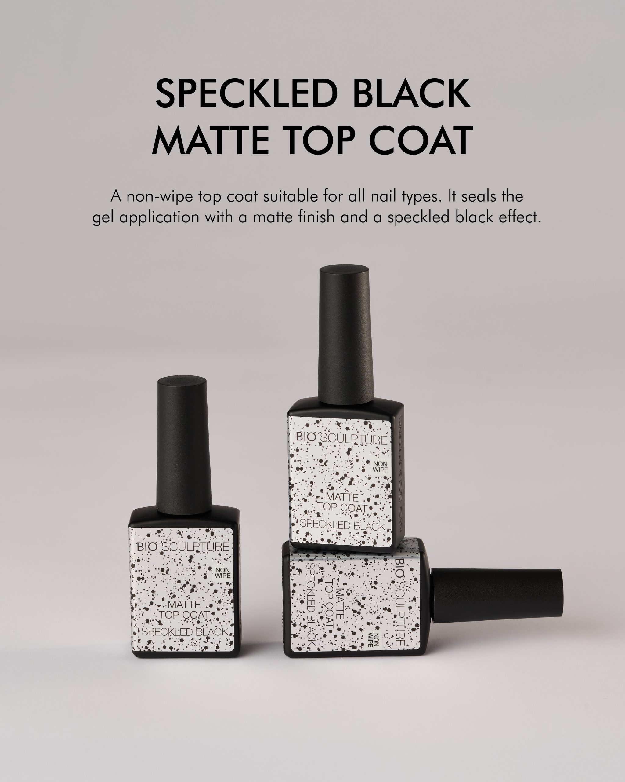 Speckled Black Matte Top Coat - Image 2