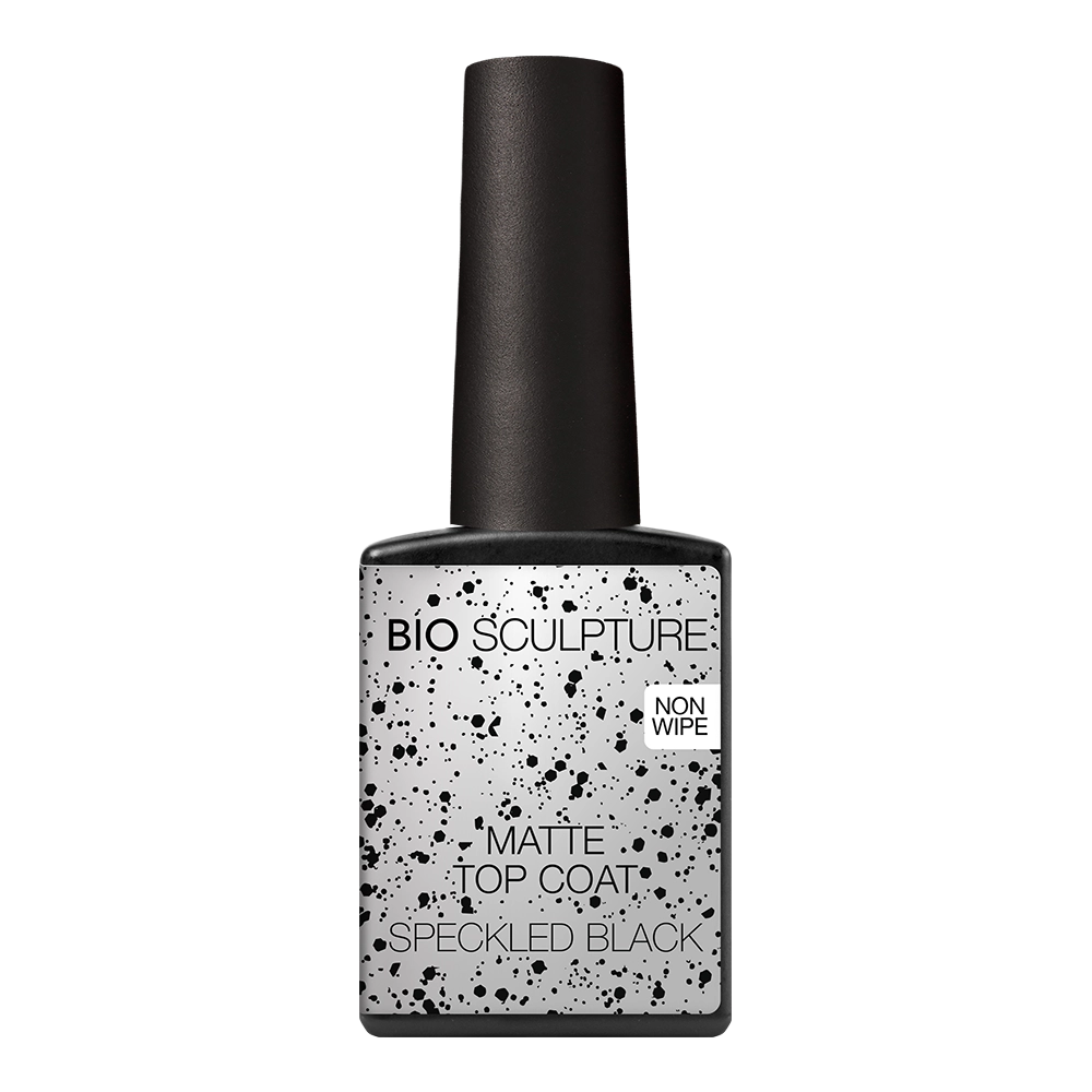 Speckled Black Matte Top Coat